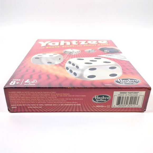 Hasbro Classic Yahtzee Dice Game Family Game Toys Kids Fun Activity Adult 2014 - Picture 3 of 3